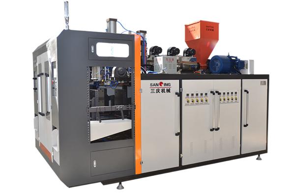 Buy cheap CE Jar Blow Molding Machine 2 Die Heads Plastic Water Bottle Blowing Machine 11kw from wholesalers