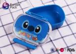 Environmentally Friendly Plastic Kids Cool Microwave Lunch Box That Keeps Food