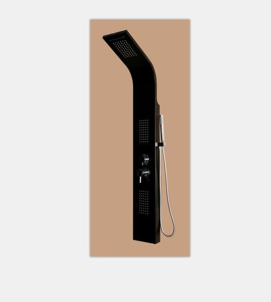 Buy cheap Aluminum Alloy Shower Columns Panels / Wall Mounted Shower Head Panel Size 150*22CM from wholesalers