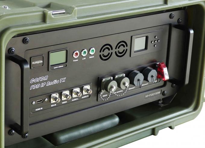 FDD COFDM IP digital video transmitter and receiver 921600bps OEM 1