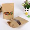 Buy cheap Food grade customized Kraft Paper Packaging with clear window , FDA / SGS from wholesalers