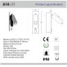 Buy cheap Indoor usb LED bedside wall light/Interior led reading wall lamp headboard wall light for hotel from wholesalers
