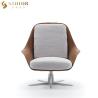 Buy cheap Leather Upholstered Modern Leisure Chair Home Restaurant Furniture from wholesalers