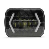 Buy cheap Rectangle Arrow 7 Inch White Yellow 30V Available Motorcycle LED Light product