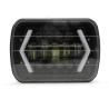 Buy cheap Rectangle Arrow 7 Inch White Yellow 30V Available Motorcycle LED Light from wholesalers