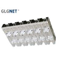 Buy cheap 1x6 Ganged SFP Cage Assembly 2.05 Mm Press Fit With Light Pipes Mate product