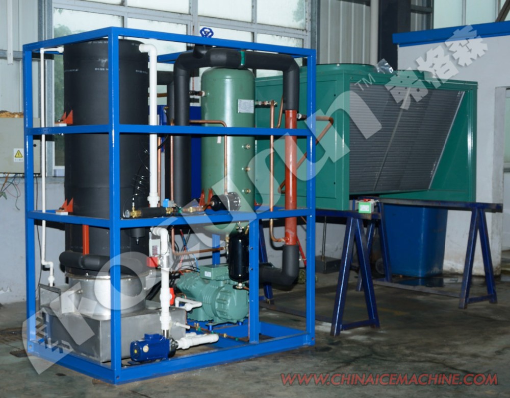 High Capacity Ice Production Automatic Cube Ice Machine with Bitzer Compressor