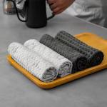Reusable Cleaning Cloth 40x40cm 300gsm Weave Cloth Microfiber Fancy Porcelain