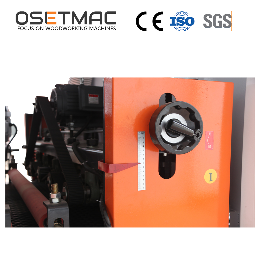 DT1300-6SY OSETMAC Automatic Sander for MDF Plywood Solid Wood Woodworking Brush Sanding