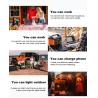 Buy cheap LiFePO4 Outdoor Portable Power Station Battery 12V 24V DC Output 220V Output from wholesalers