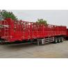 Buy cheap CCC Steel Q345 Stake Semi Trailer 60T Fence For Livestock from wholesalers