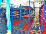 Powder Coat Steel Rack Supported Mezzanine For Distribution Center