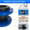 Buy cheap 6 Flanged Rubber Expansion Joint With Rubber Flange For Water Ansi 150lb Epdm from wholesalers