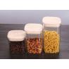 Buy cheap Borosilicate Empty Glass Jars Large Glass Food Storage Container With Airtight Bamboo Lids 1000ml from wholesalers