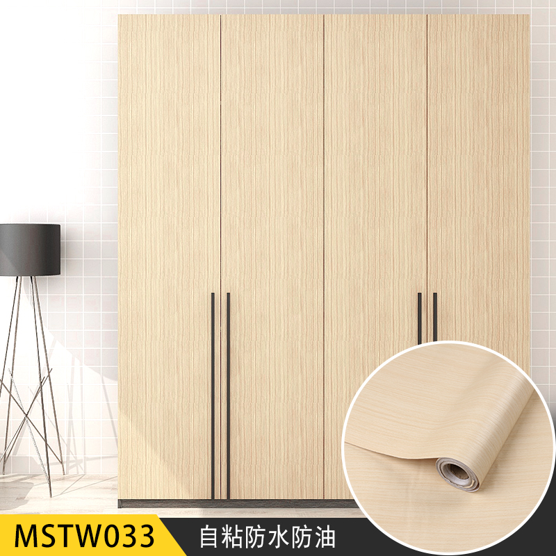 Matt Wood Contact 3D Home Decoration Mural Wallpaper For Anti Static Function