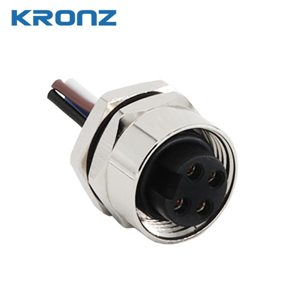 Buy cheap Industrial Female 7/8" Connectors 100 Mating Cycles Circular 4 Pin Sensor Connector from wholesalers