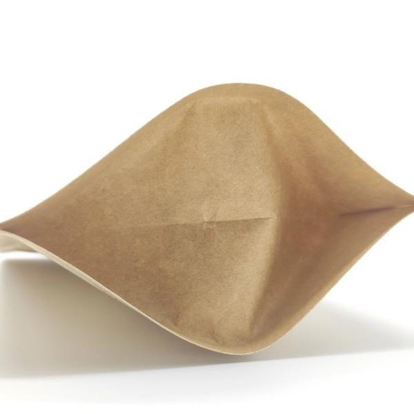Buy cheap 2lb 5lb Flat Bottom Kraft Paper Packaging Bags Tear Notch Pouch With Zipper from wholesalers