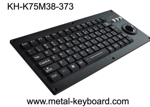 Buy cheap USB PS2 Metal 75 Keys Industrial Silicone Keyboard Silicone With Trackball from wholesalers