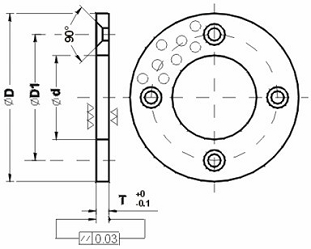 graphite filled washer thrust washer model