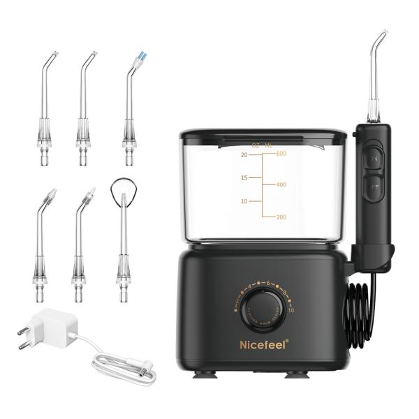 Buy cheap IPX4 Waterproof 600ml Tank Countertop Water Flosser 1.8m Cord from wholesalers