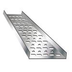Chemical Factory Trough Type Cable Tray , Aluminum Ladder Cable Tray Support