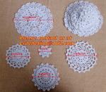 Cotton Vintage Doily Patterns Colored Crochet Doilies Placemats for Wedding