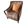 Buy cheap Solid wood frame fabric upholstery hotel lounge chair/single sofa from wholesalers
