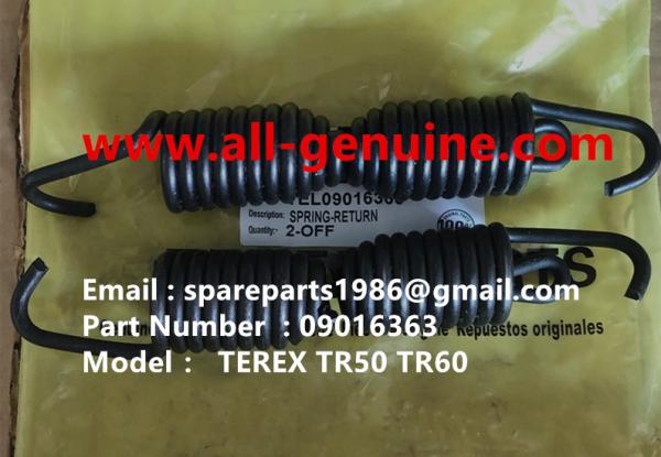 Buy cheap TEREX 09016363 SPRING RETURN TR50 TR60 TR70 TR100 RIGID DUMP TRUCK OFF HIGHWAY DUMP TRUCK from wholesalers