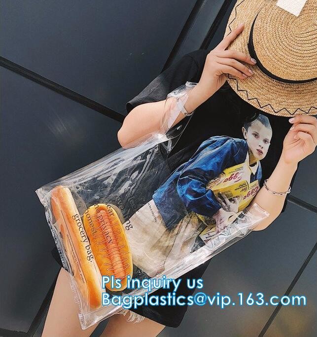 Clear Beach Bags, Transparent PVC Toiletry , pvc shopping bag, Manufacturers pvc plastic bag pvc shopping bag with logo,