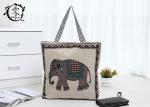 Canvas Reusable ECO Shopping Bags Sustainable Natural Tote Bags with Lining