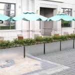 Custom Color High Durability Home Decoration Material Stainless Steel Flowerpot