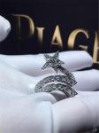 Luxury Brand Jewelry Full diamonds of comet ring 18kt gold with yellow gold or
