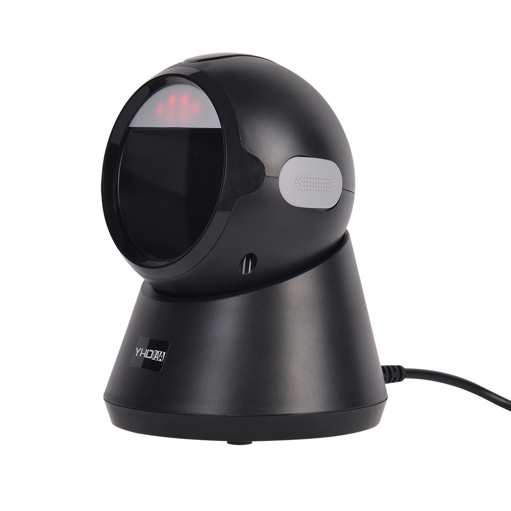 2D CMOS Table Top Barcode Scanner Omnidirectional Handsfree For Supermarket