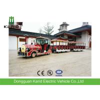 Buy cheap Eco Friendly 42 Passenger Electric Trackless Train For Sightseeing Customized product