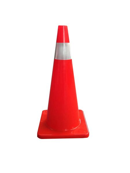 Buy cheap 70cm PVC European Standard Road Warning Colored Safety Caution Cone from wholesalers