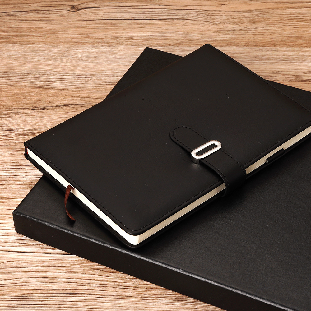 Office Stationery A5 Notebook with 100 Inner Sheets and Customized Leather Cover