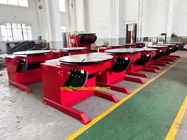 Red Title / Rotary Welding Turn Table Welding Positioner 3T Load Capacity 1400