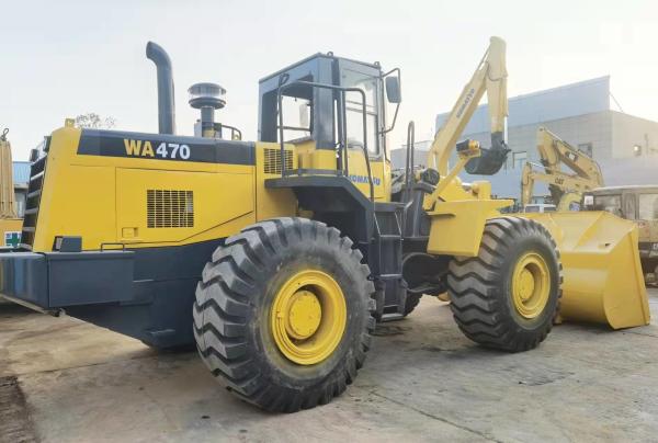 Buy cheap Used Komatsu WA470 - 3 Hydraulic Wheel Loader 21640KG With Bucket 3.9m3 from wholesalers