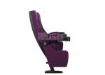 Commercial Steel Frame Public Theater Seating Purple Color With Rocker Back