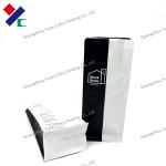 250g Zipper Coffee Packaging Pouches Matte Printing Aluminum Foil Flat Bottom