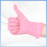 Buy cheap Pink Synthetic Nitrile Sterile Hand Gloves In Oral Dental Examinations from wholesalers