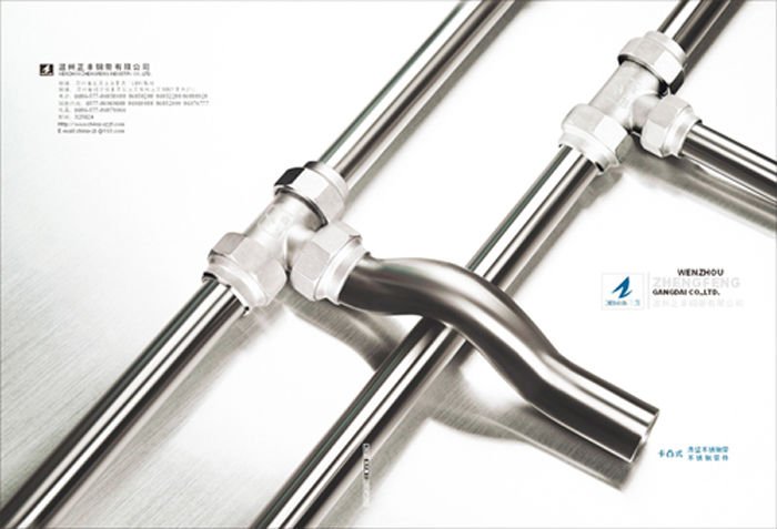 Inox Press Equal Tee Pipe Fitting Welded Hydraulic Tee Metal Pipe Adapters