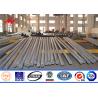 Buy cheap 17m Galvanized Power Transmission Poles ASTM A123 Grace 65 Steel Pipe Metal Tubular Steel Pole from wholesalers