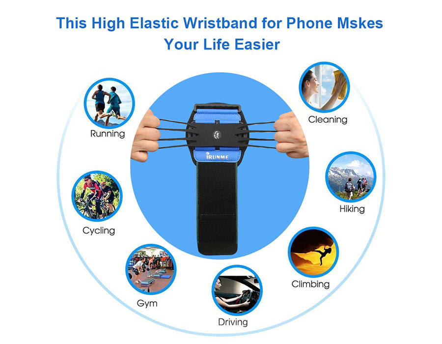 360 Free rotation armband sports arm bag for men and women