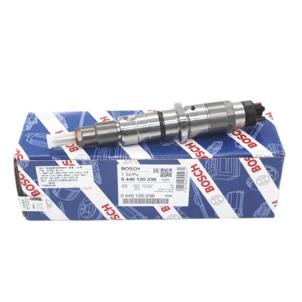 Buy cheap 0445120236 0445120125 Komatsu PC300-8 Bo sch Diesel Fuel Injector for Heavy-Duty Machinery Parts 0.62kg Standard Size from wholesalers