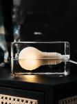 Nordic House Design Ice Table Lamp for Bedroom Children's Study Crystal Glass