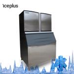 480kg Ice Storage Commercial Ice Cube Machine Water Cooling Fast Ice Making