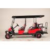 Buy cheap Rear Seat Fold Down Electric Lifted Golf Car 4+2 Red Color A Series from wholesalers