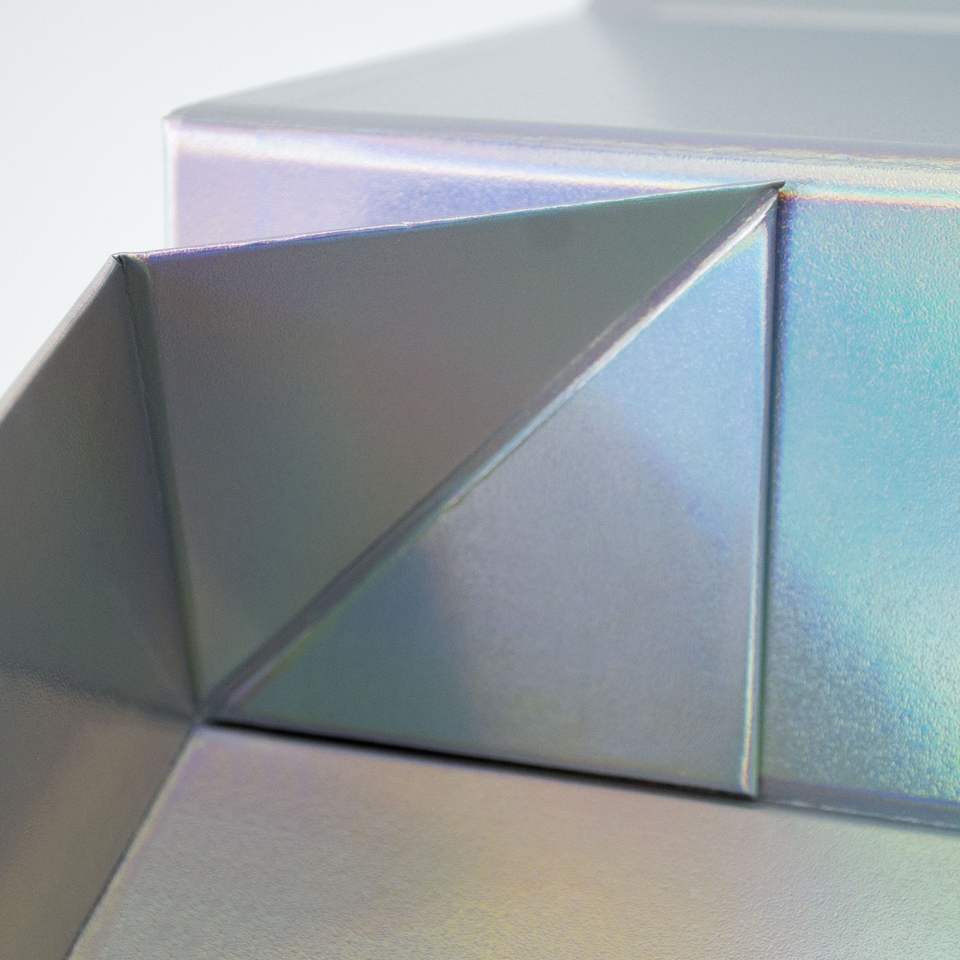 Others Custom Laser Paper Magnetic Closure Packaging Paper Box With Magnetic Flap