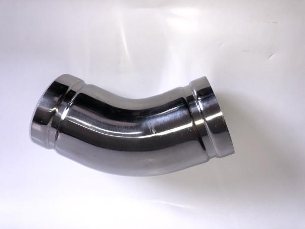 Buy cheap OEM 45 Degree Elbow Pipe Fitting , Polishing Stainless Steel Grooved Couplings from wholesalers